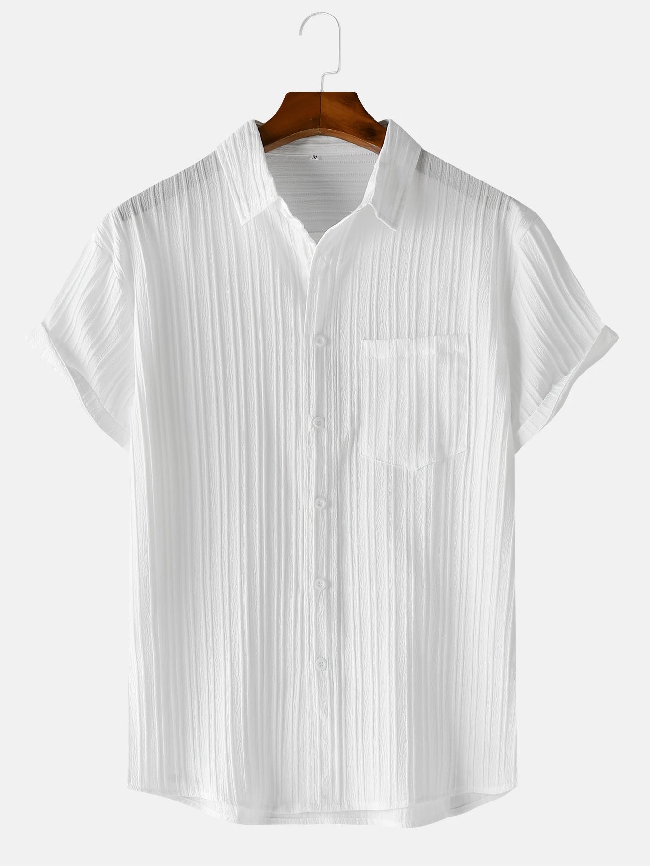 Camisa corta y fresca de verano para hombre