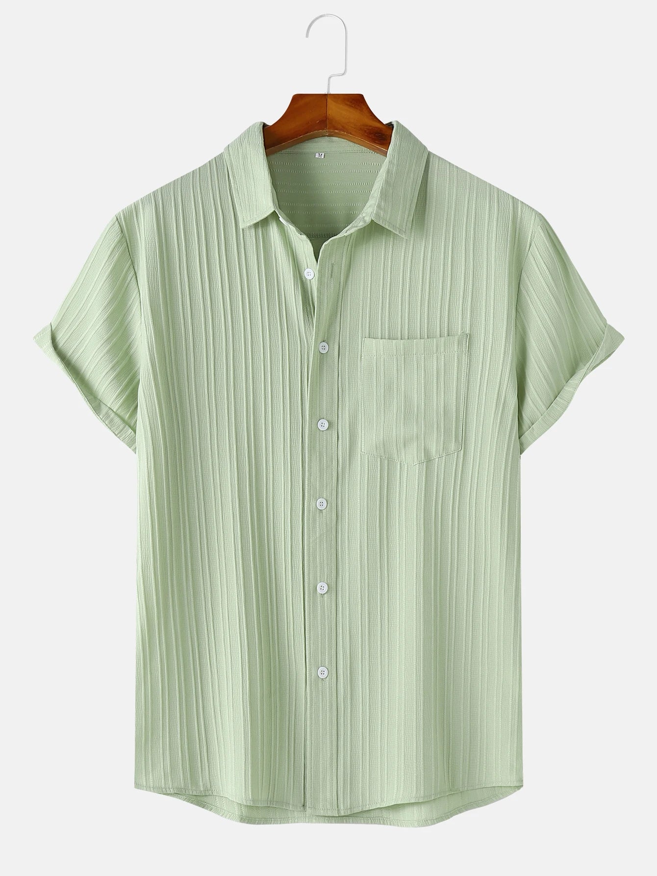 Camisa corta y fresca de verano para hombre