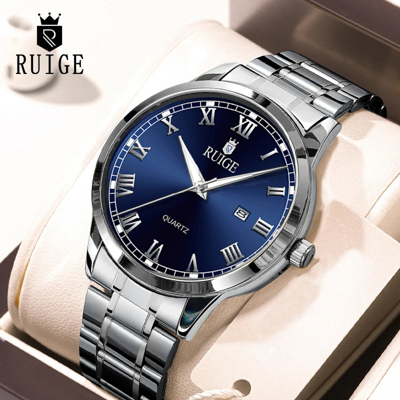 Reloj para hombre de números romanos