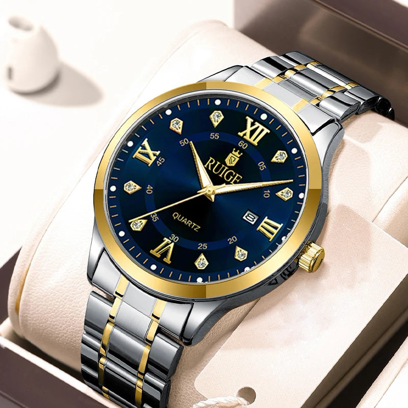 Reloj para hombre de números romanos