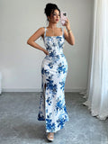Vestido ajustado con estampado