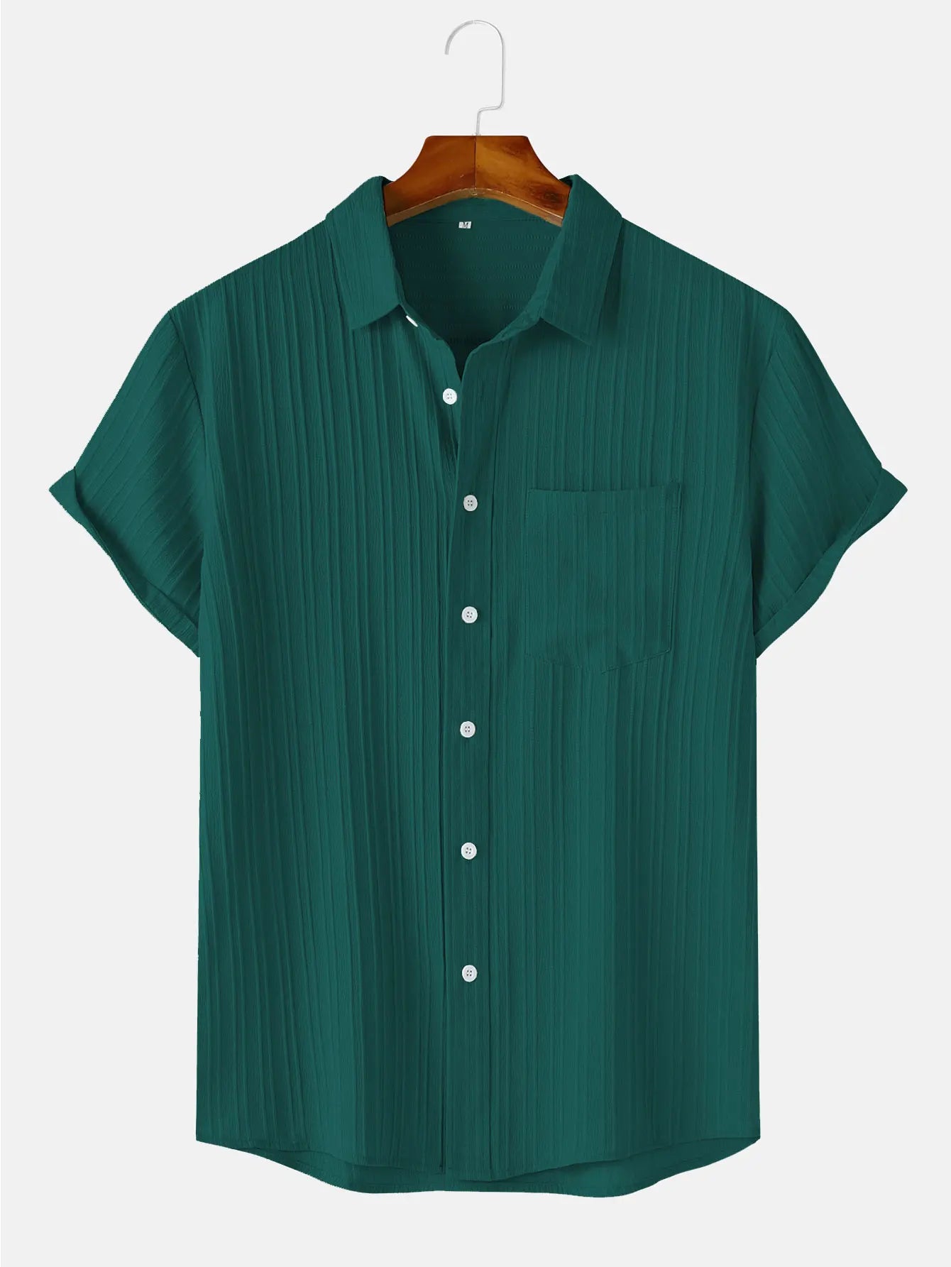 Camisa corta y fresca de verano para hombre