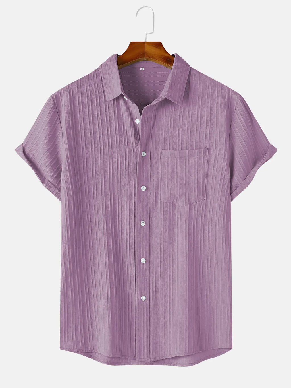 Camisa corta y fresca de verano para hombre