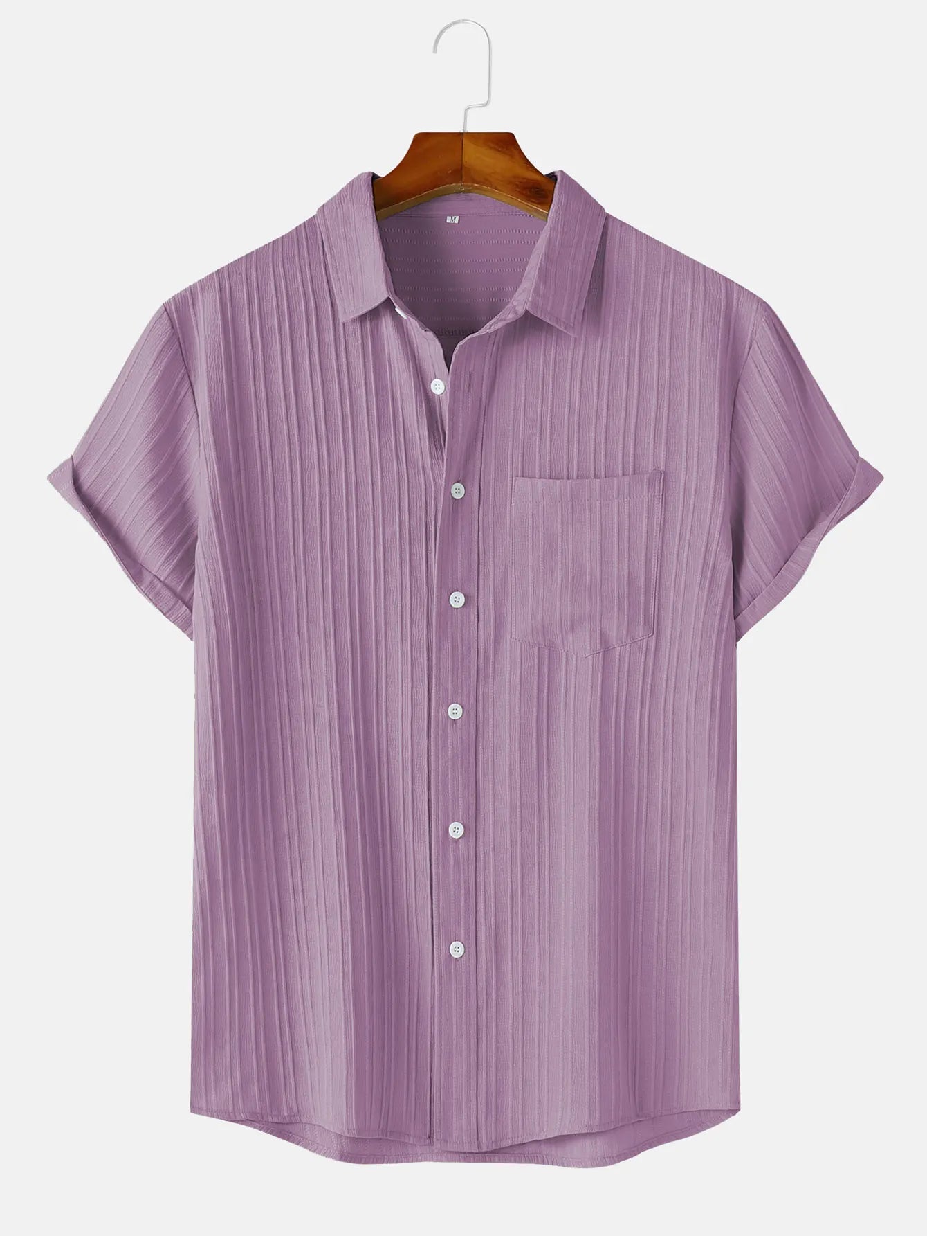 Camisa corta y fresca de verano para hombre