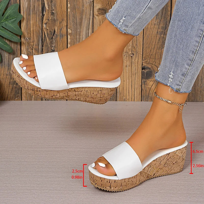 Sandalias de cuña para mujer