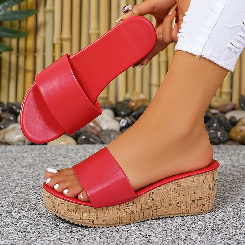 Sandalias de cuña para mujer