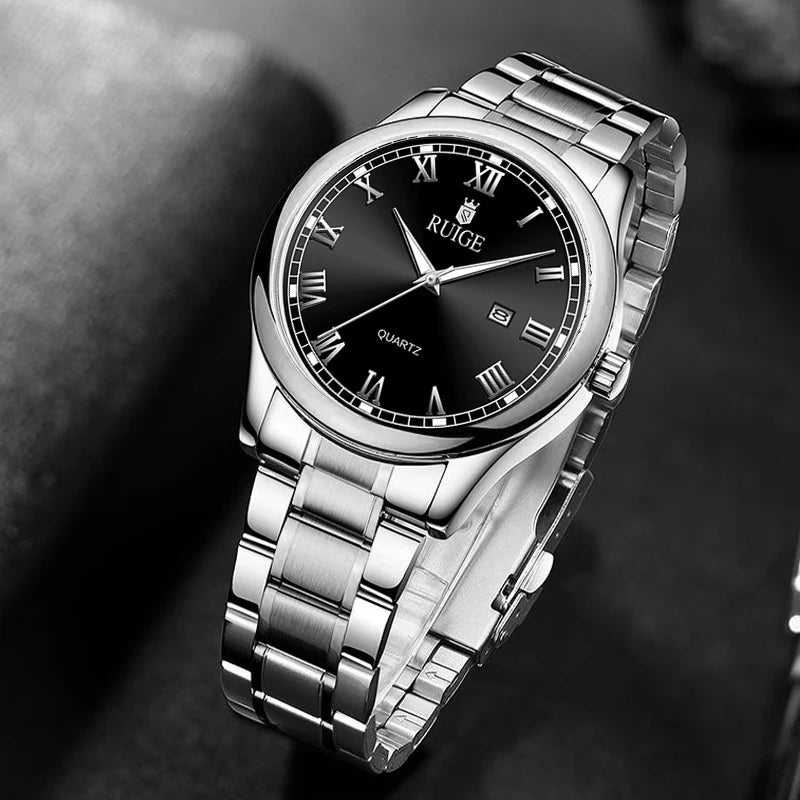 Reloj para hombre de números romanos