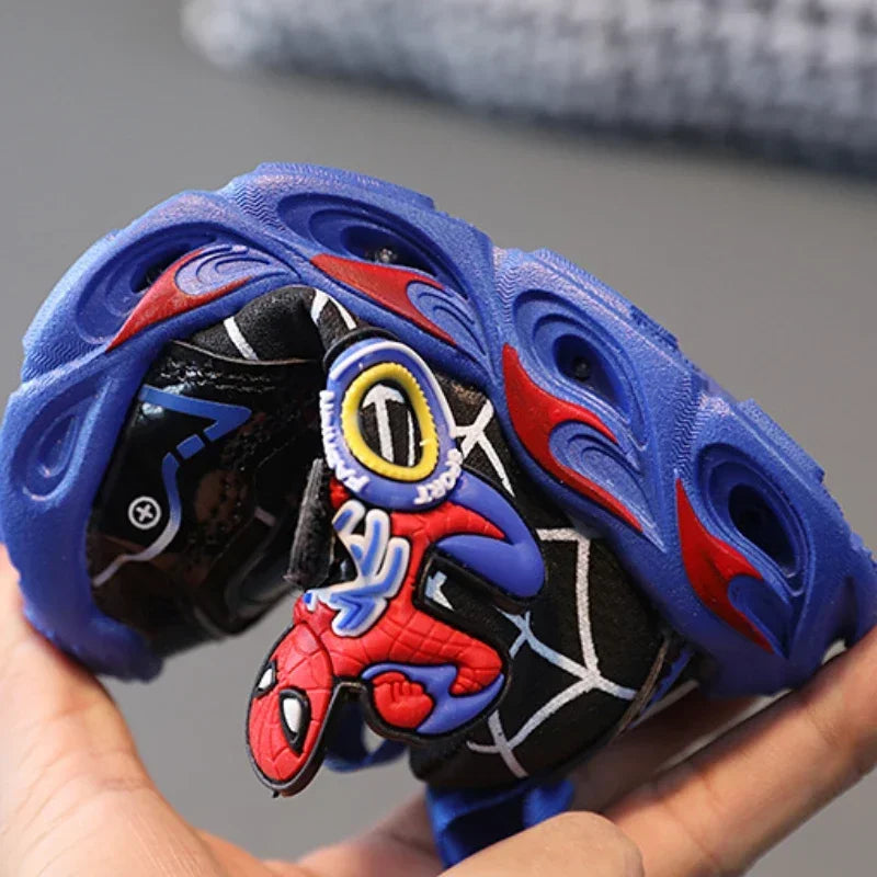 deportivas de Spiderman con luz led para niños