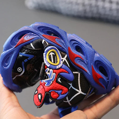 deportivas de Spiderman con luz led para niños