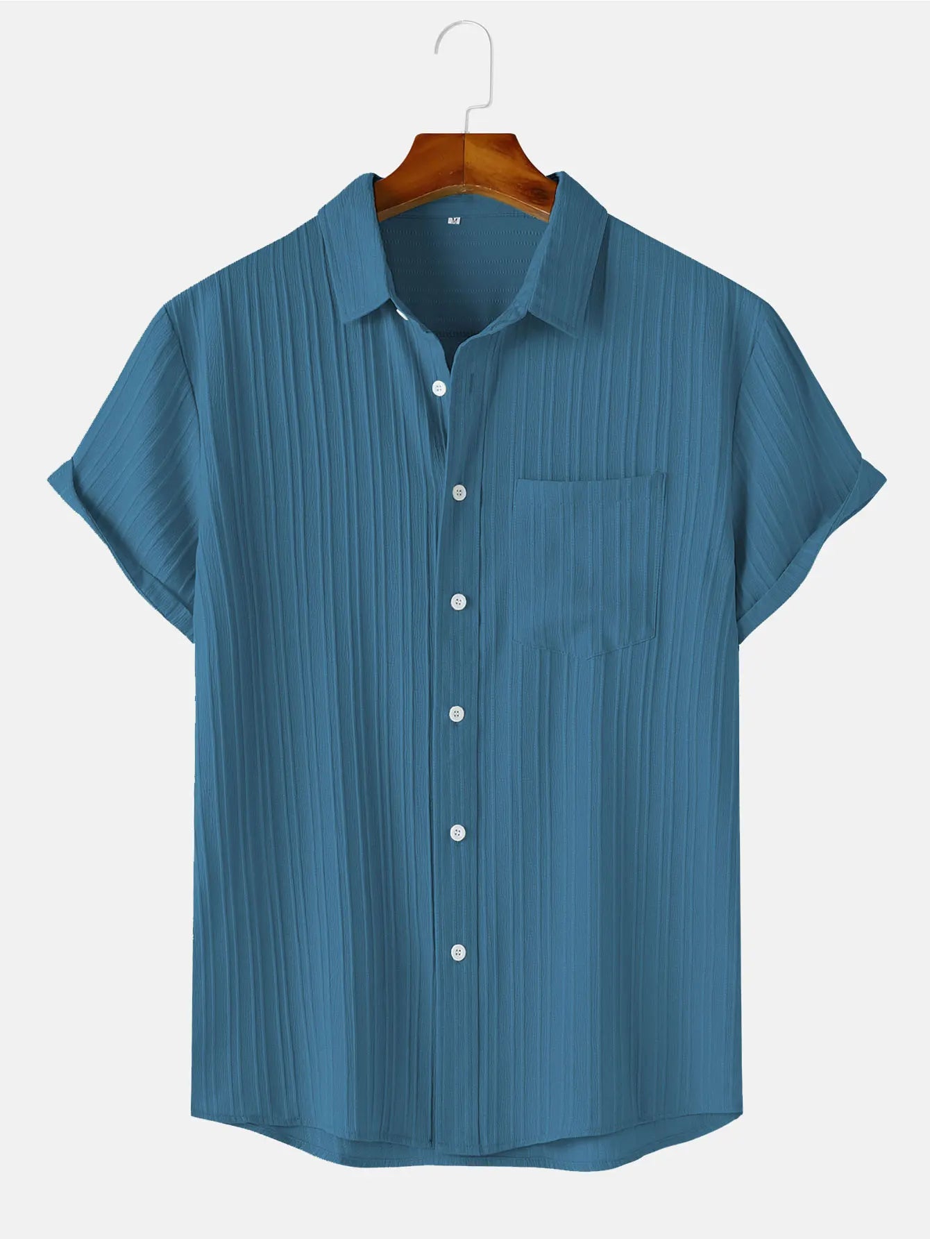 Camisa corta y fresca de verano para hombre