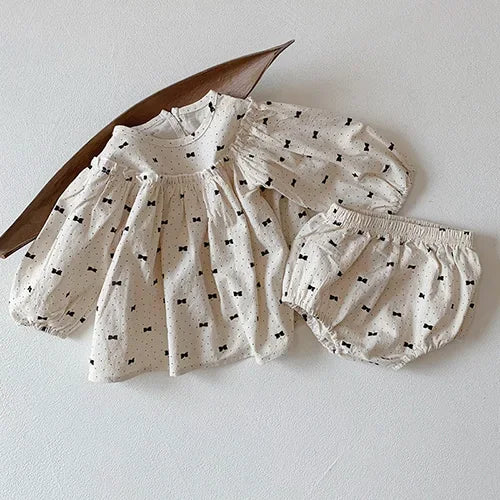 Traje para niña, fresco y cómodo ésta  para primavera