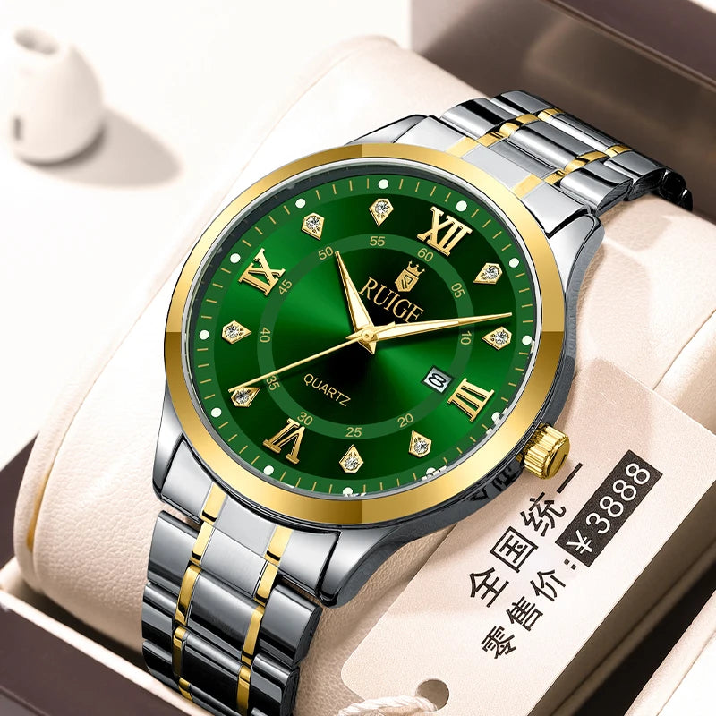 Reloj para hombre de números romanos