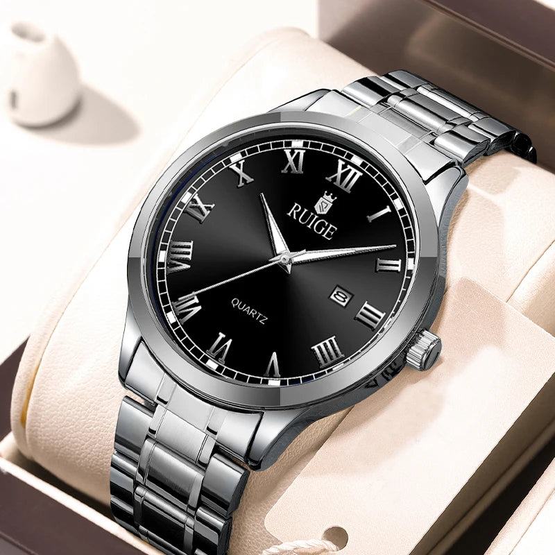 Reloj para hombre de números romanos