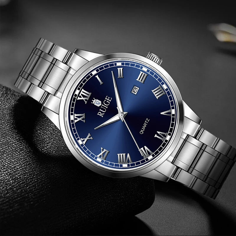 Reloj para hombre de números romanos